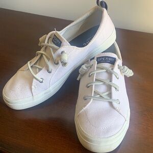 Sperry Canvas Top Slider size 8 1/2